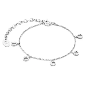 Luna 925 sterling silver bracelet with moons