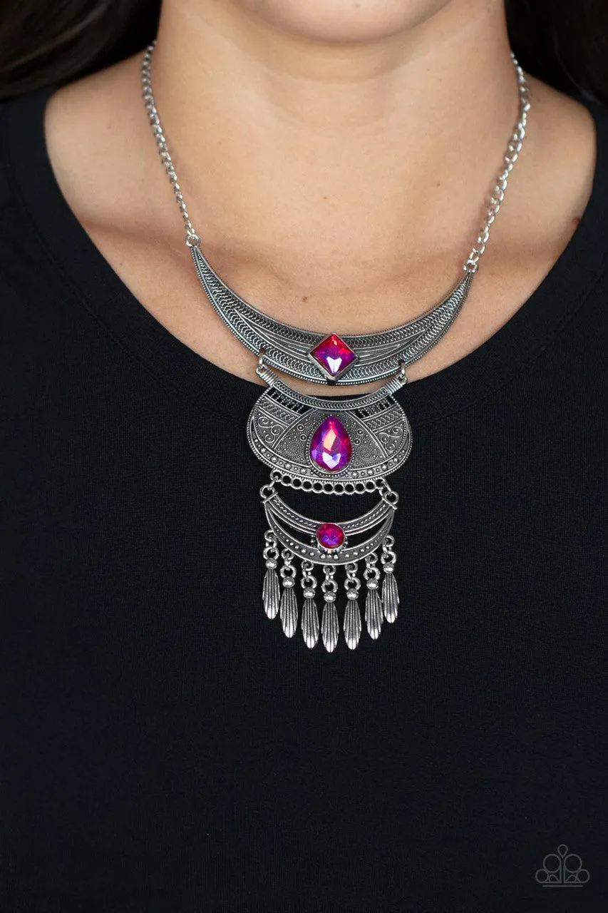 Lunar Enchantment Pink Paparazzi Necklace