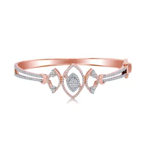 Majestic Pear Shaped Diamond Bracelet