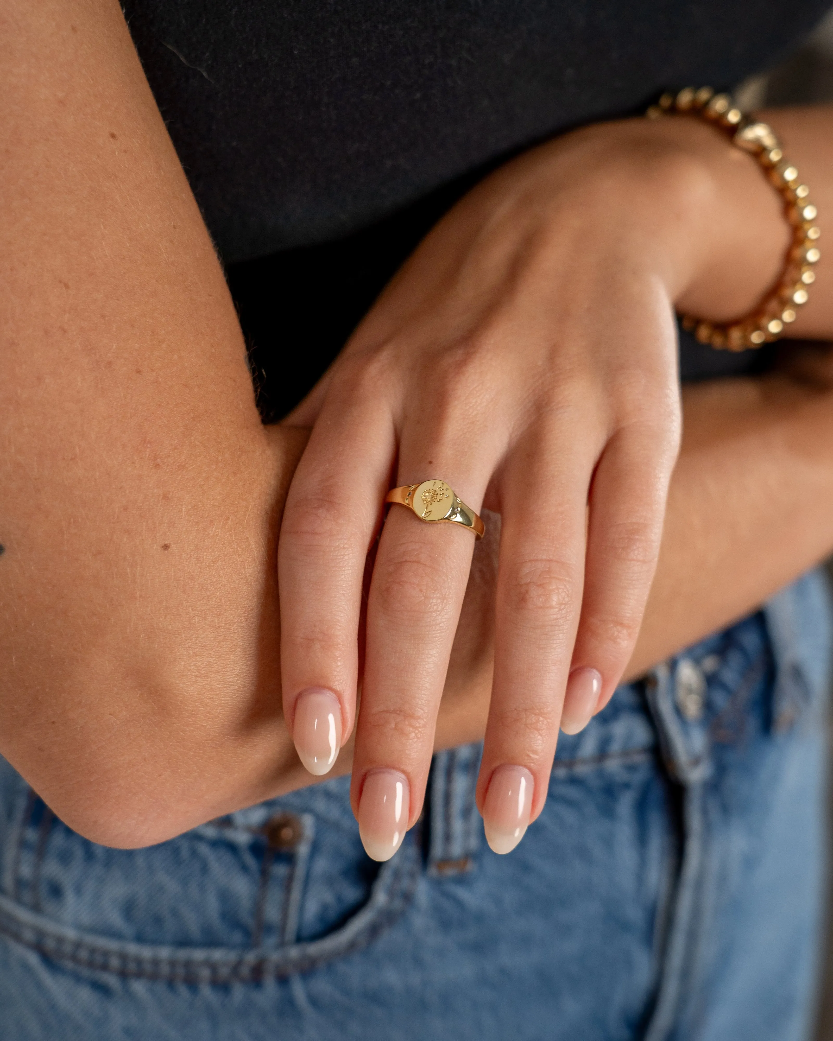 Make A Wish Signet Ring