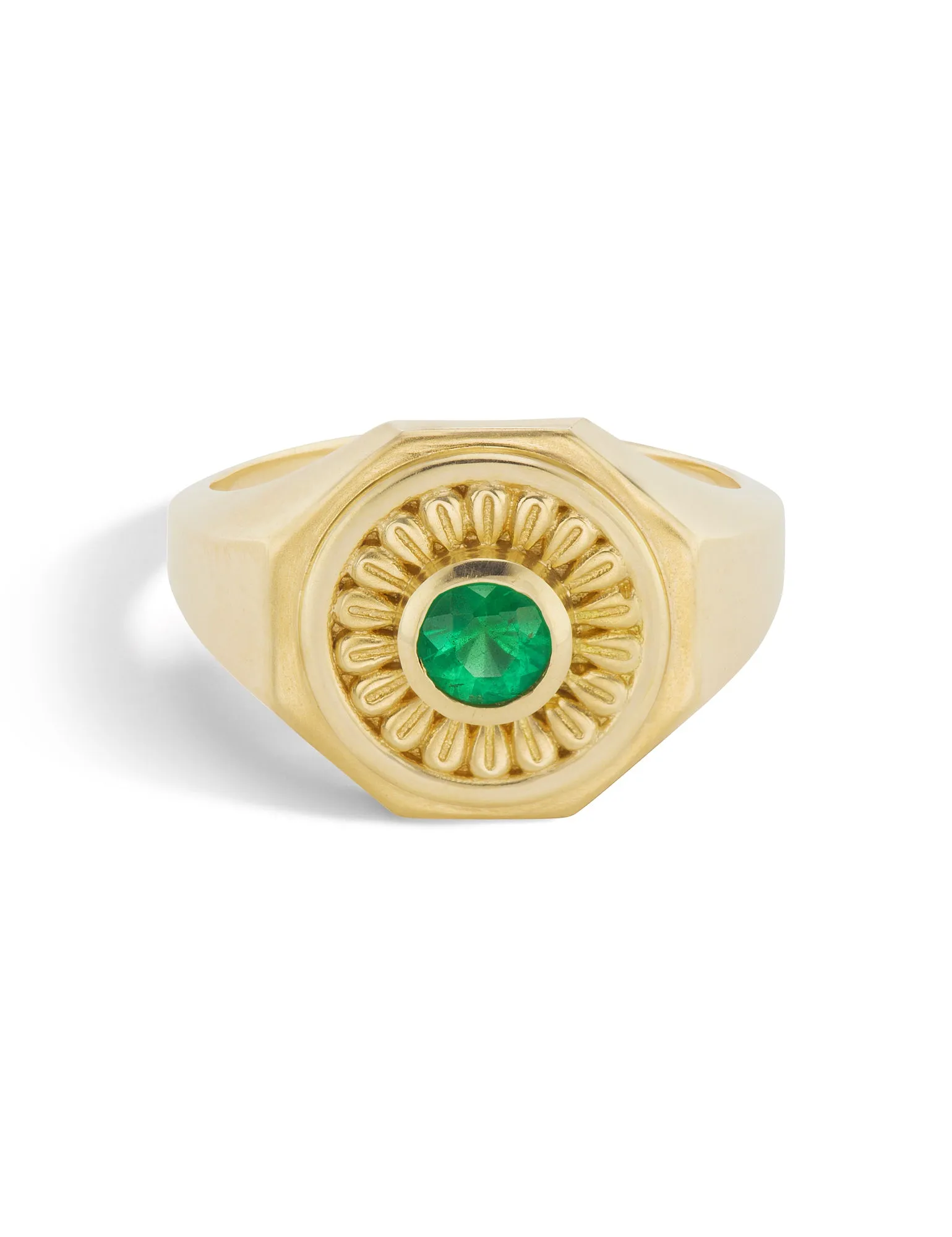 Mandala Signet Ring