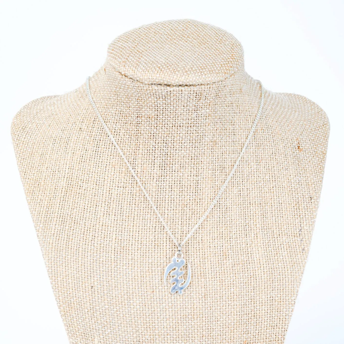 ME™ Gye Nyame Silvertone Necklace
