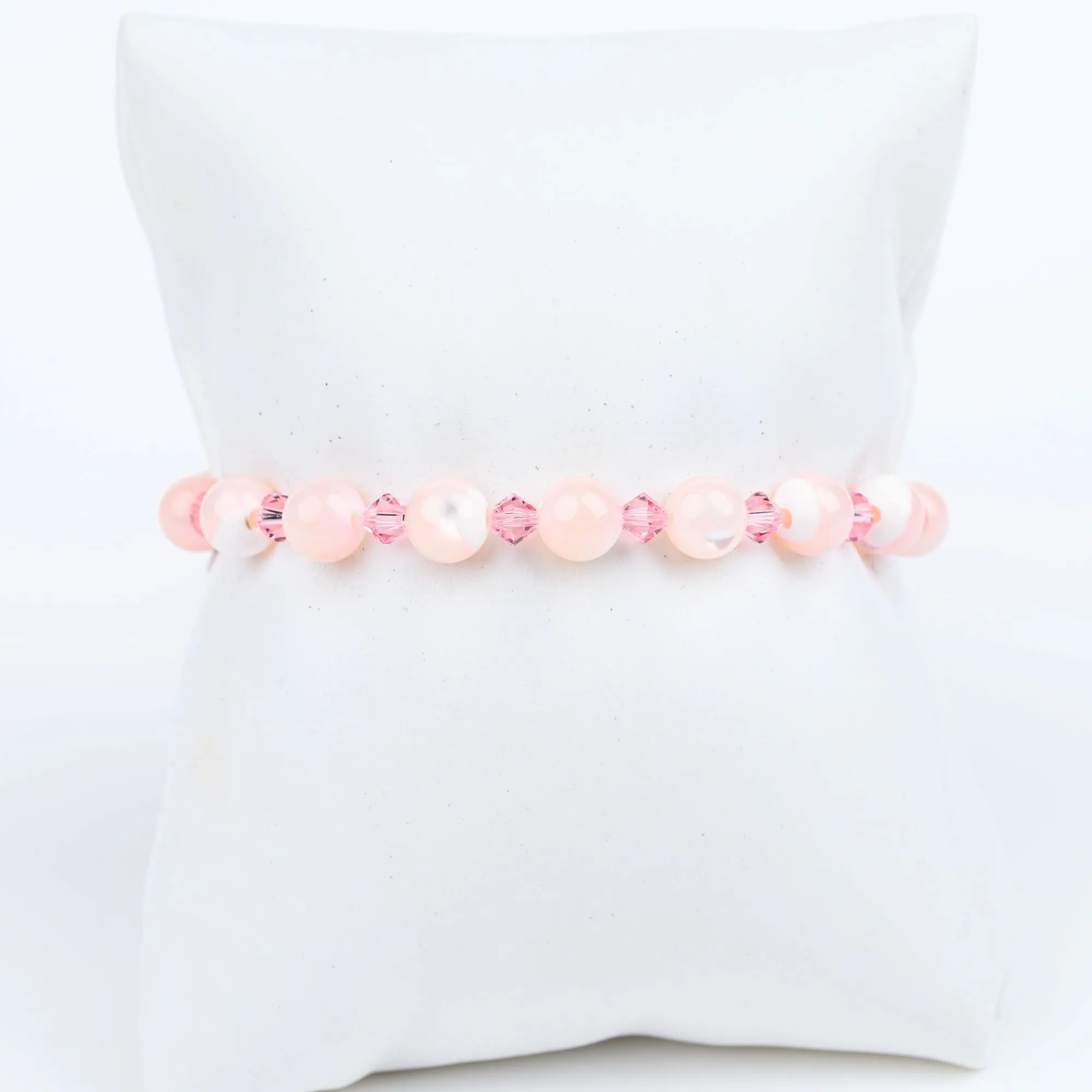 ME™ Owambe 7-inch Pink Pearl Swarovski Bracelet