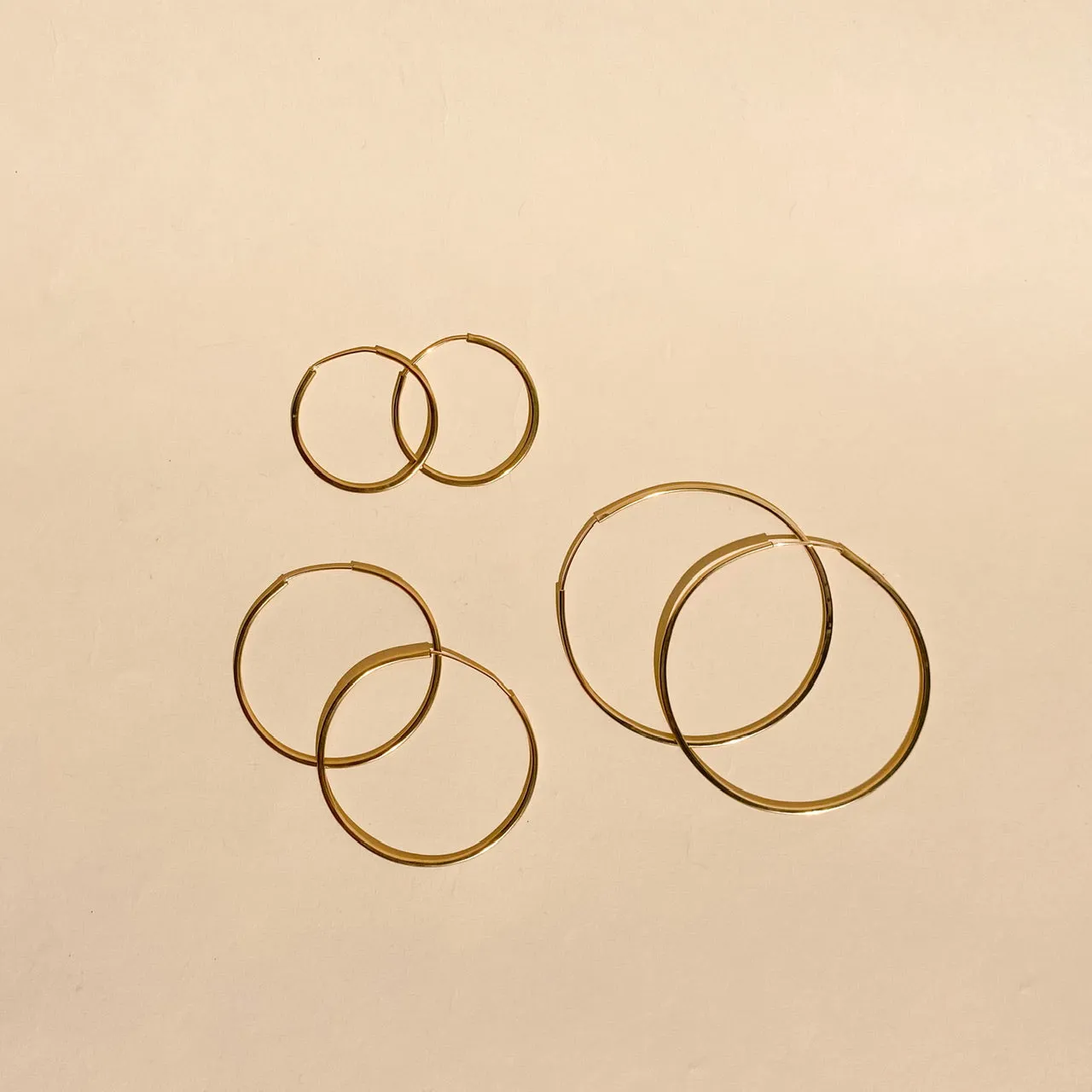 Medium Day Hoops ~ Sterling Silver or Gold Filled