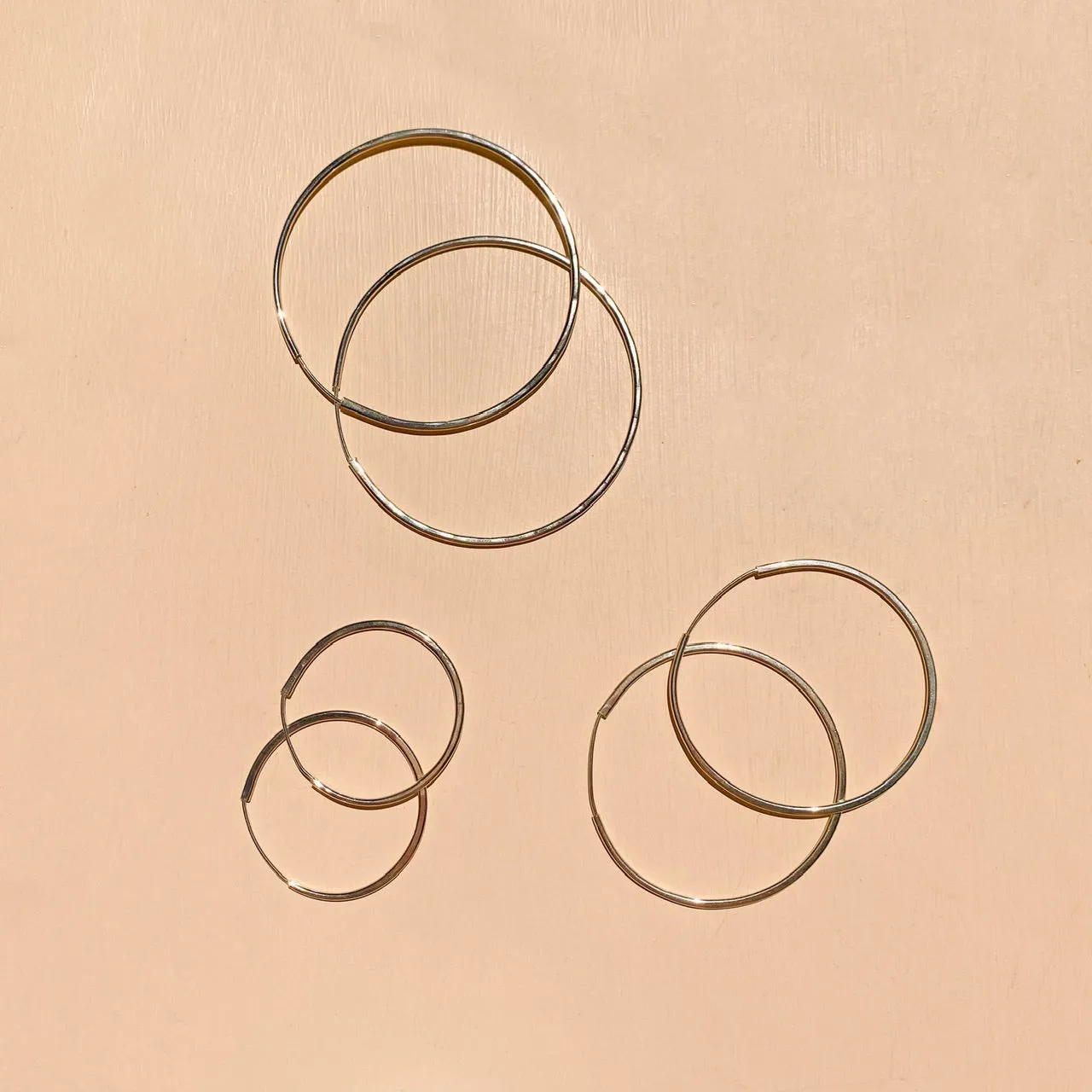 Medium Day Hoops ~ Sterling Silver or Gold Filled