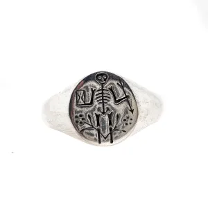Memento Mori Signet Ring