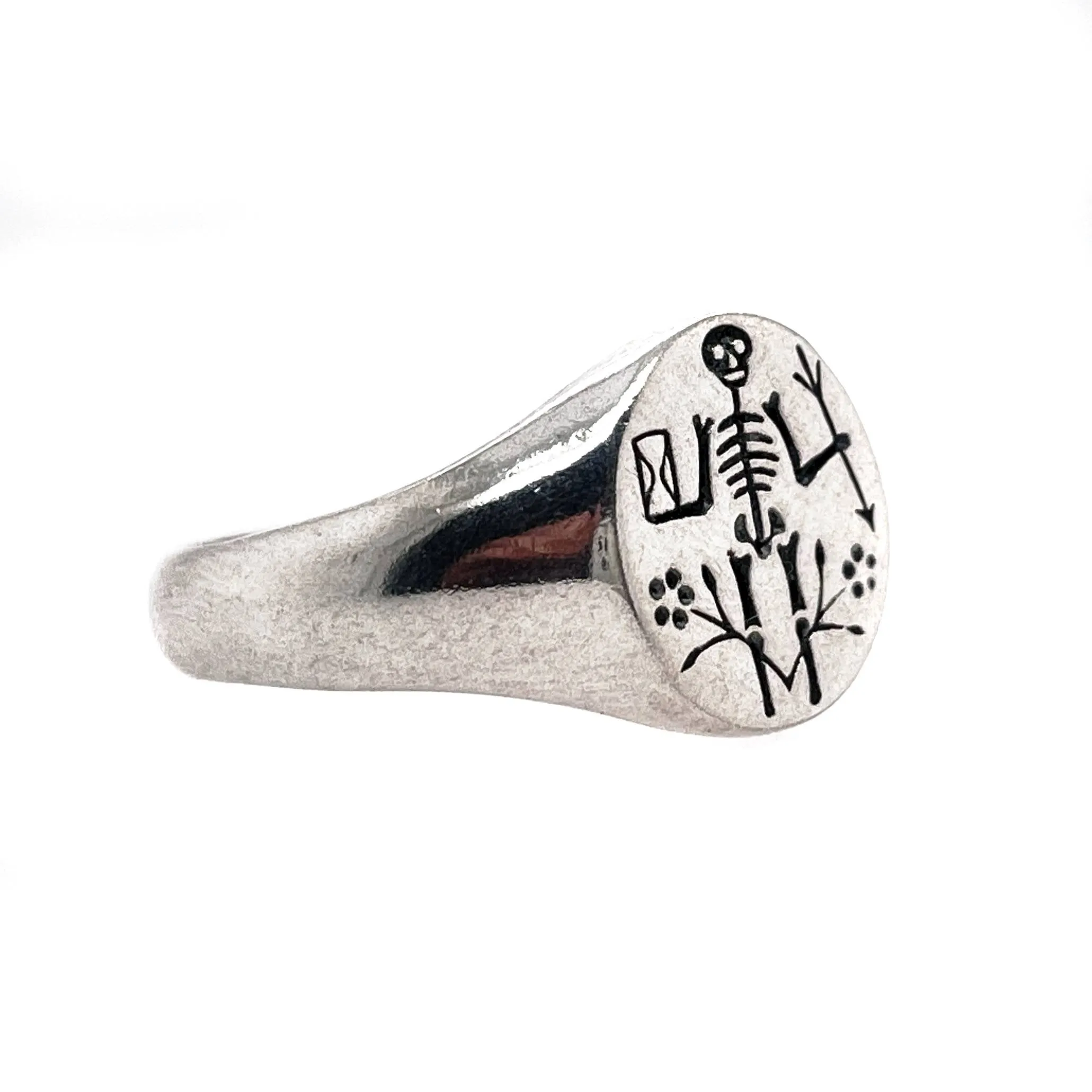 Memento Mori Signet Ring