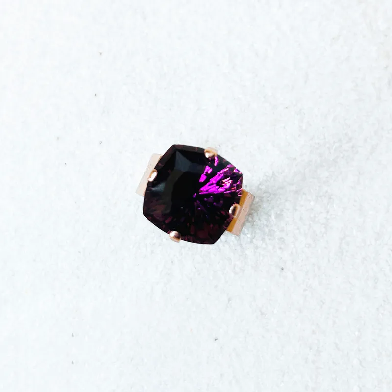 Merlot Amethyst Swarovski Ring