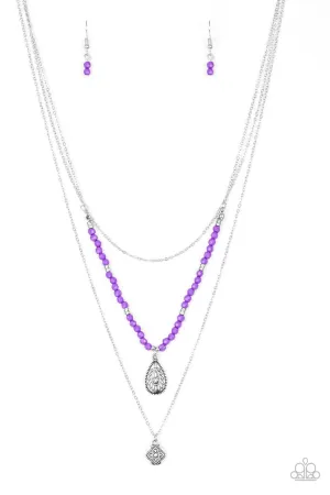 Mild Wild Purple Paparazzi Necklace