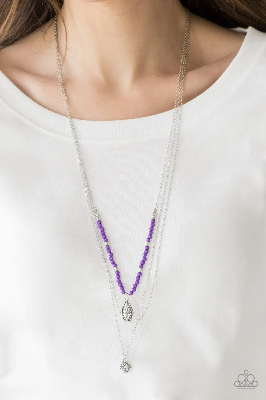 Mild Wild Purple Paparazzi Necklace