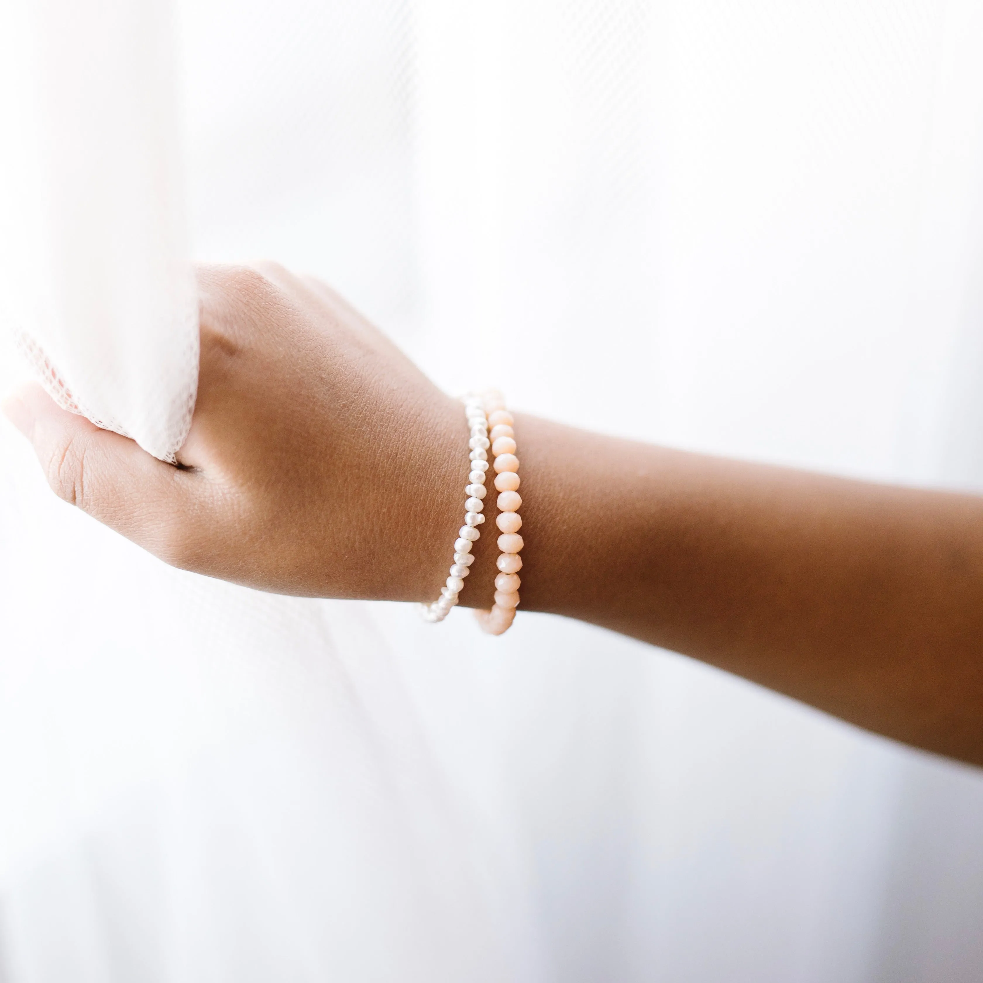 Mini Freshwater Pearl Bracelet (2MM beads) (PINNERS)