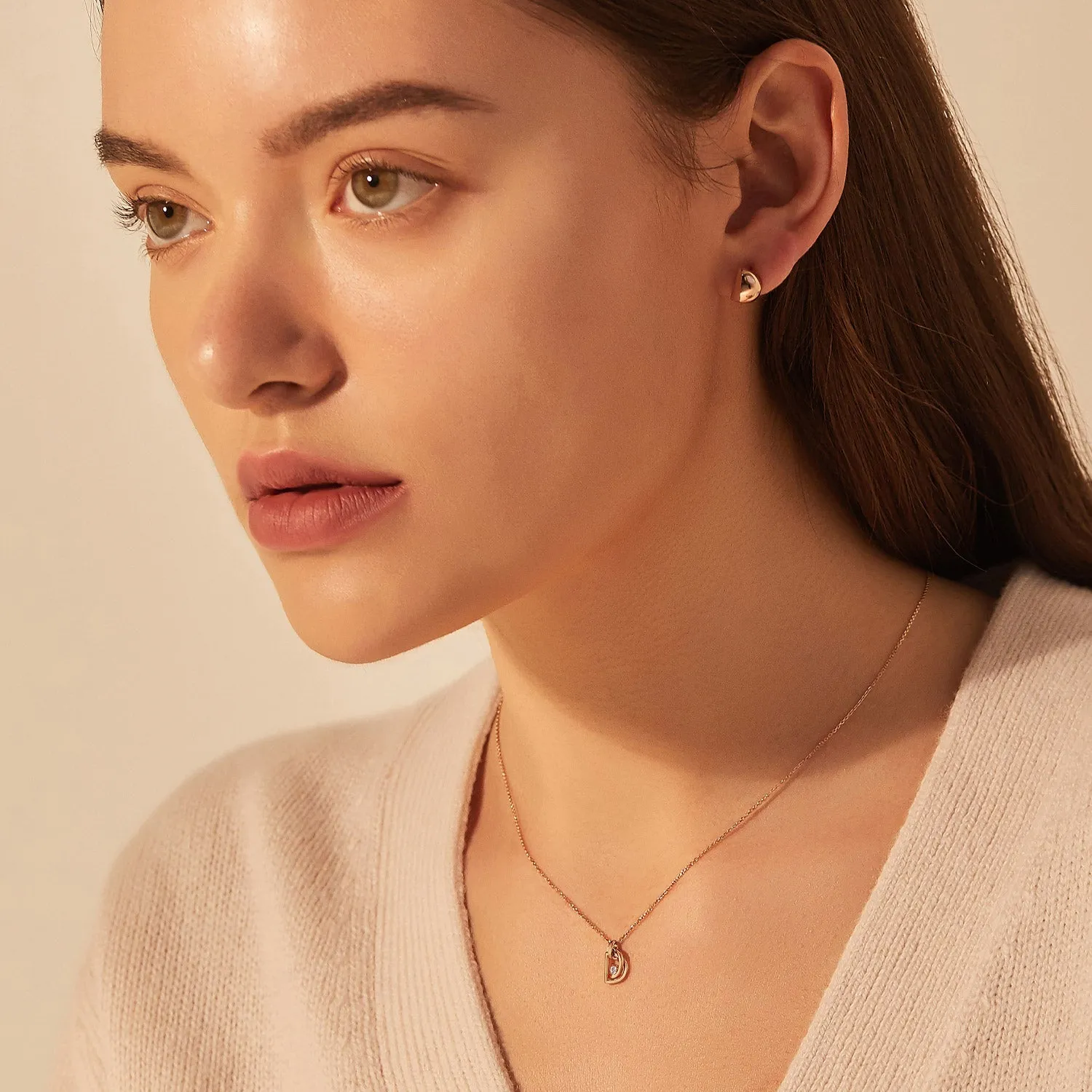 Miss. Doux Gold Necklace JDRNRYS91ZC