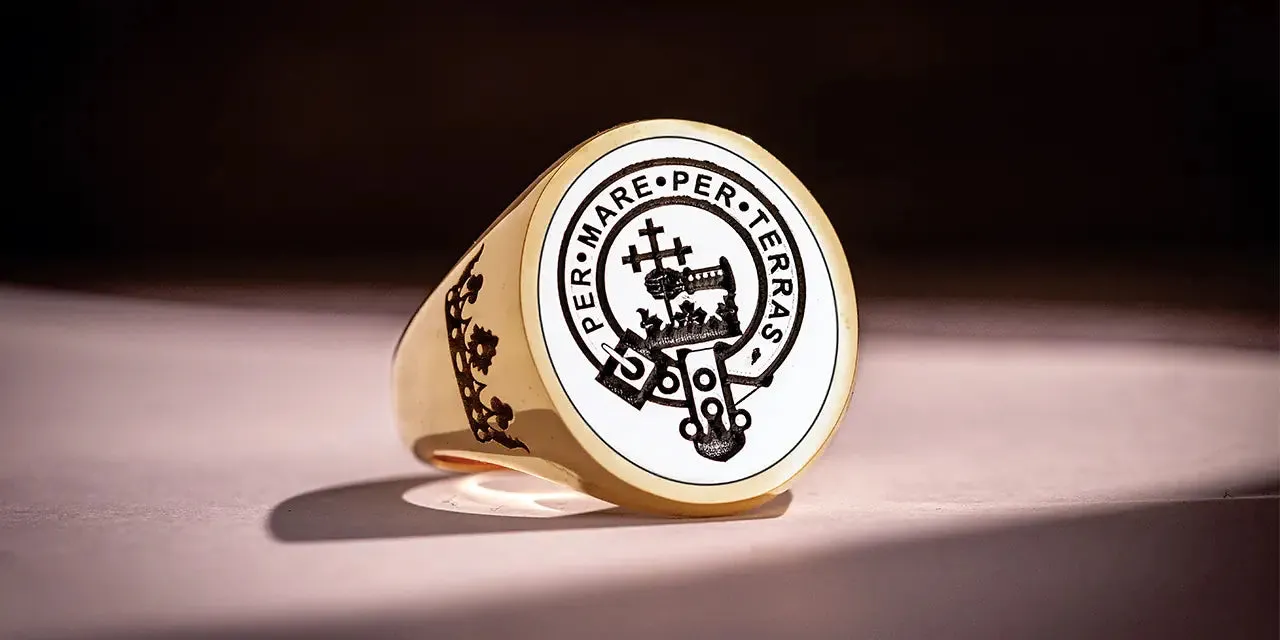 Mixed Metal Custom Signet Ring