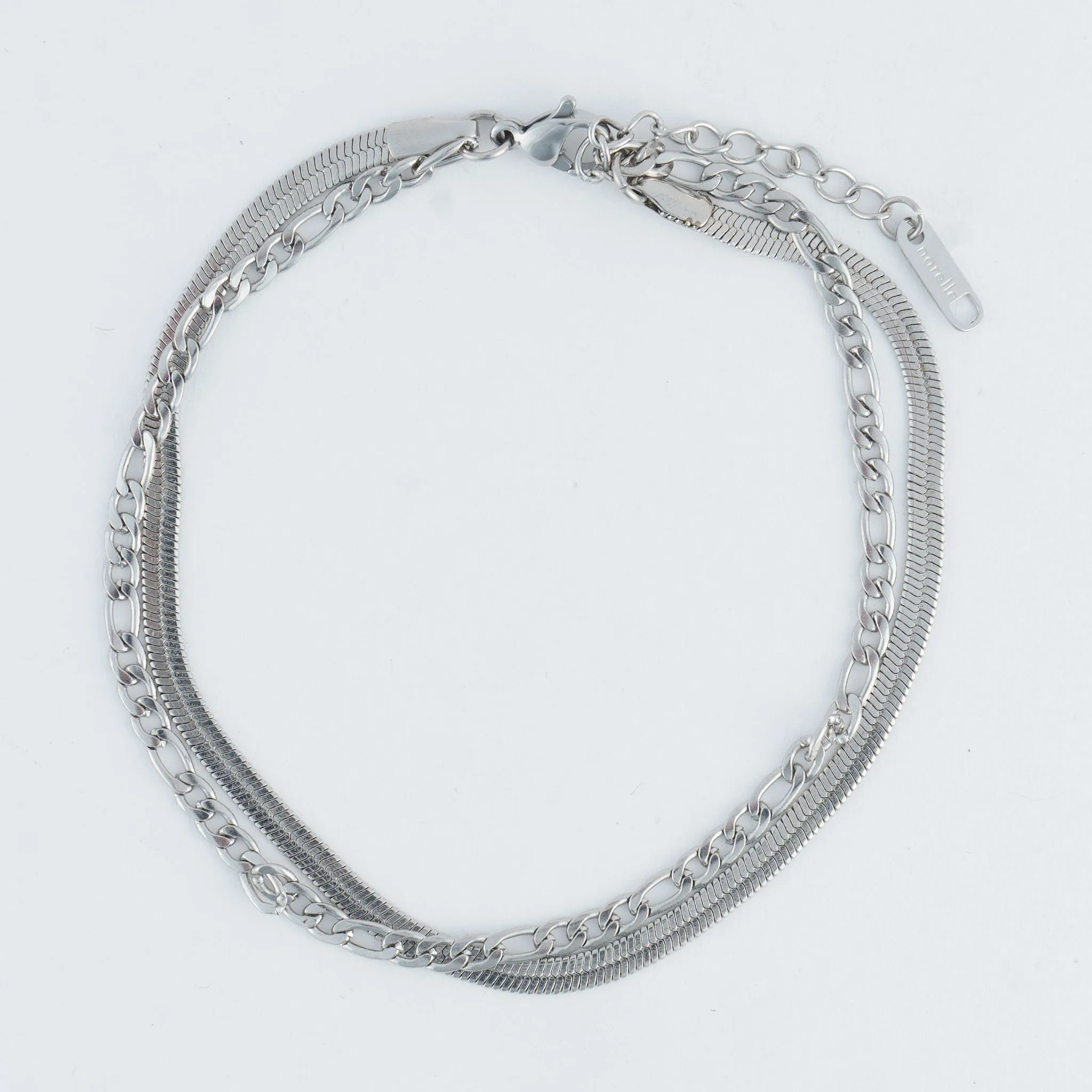 Narelle Waterproof Multi Row  Snake Chain Anklet