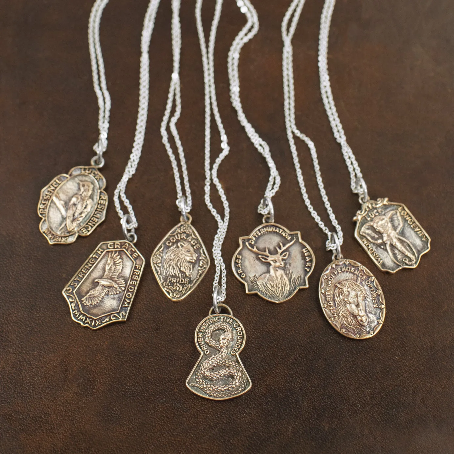 Nature Saint Necklace - Hummingbird: Presence | Luck | Resilience