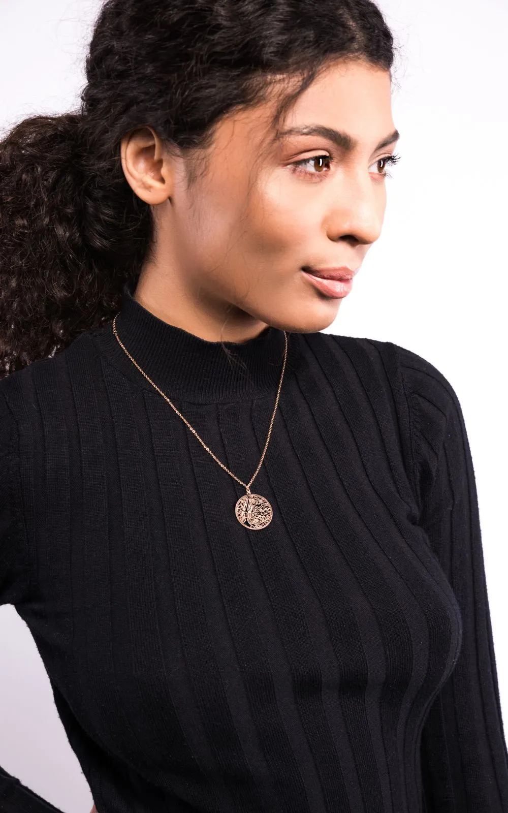 New York Rose Gold - City Map Necklace