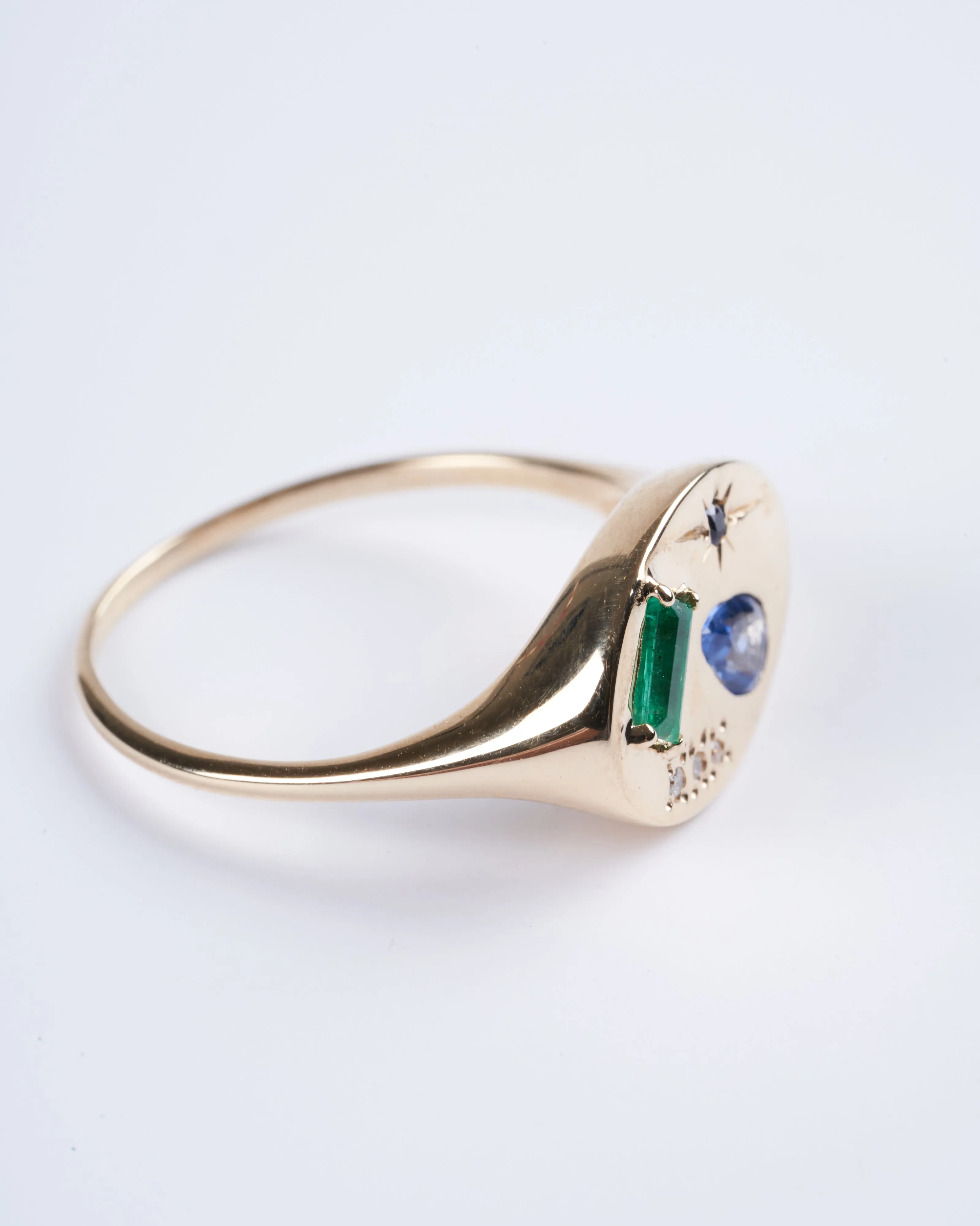 night market signet ring - gold