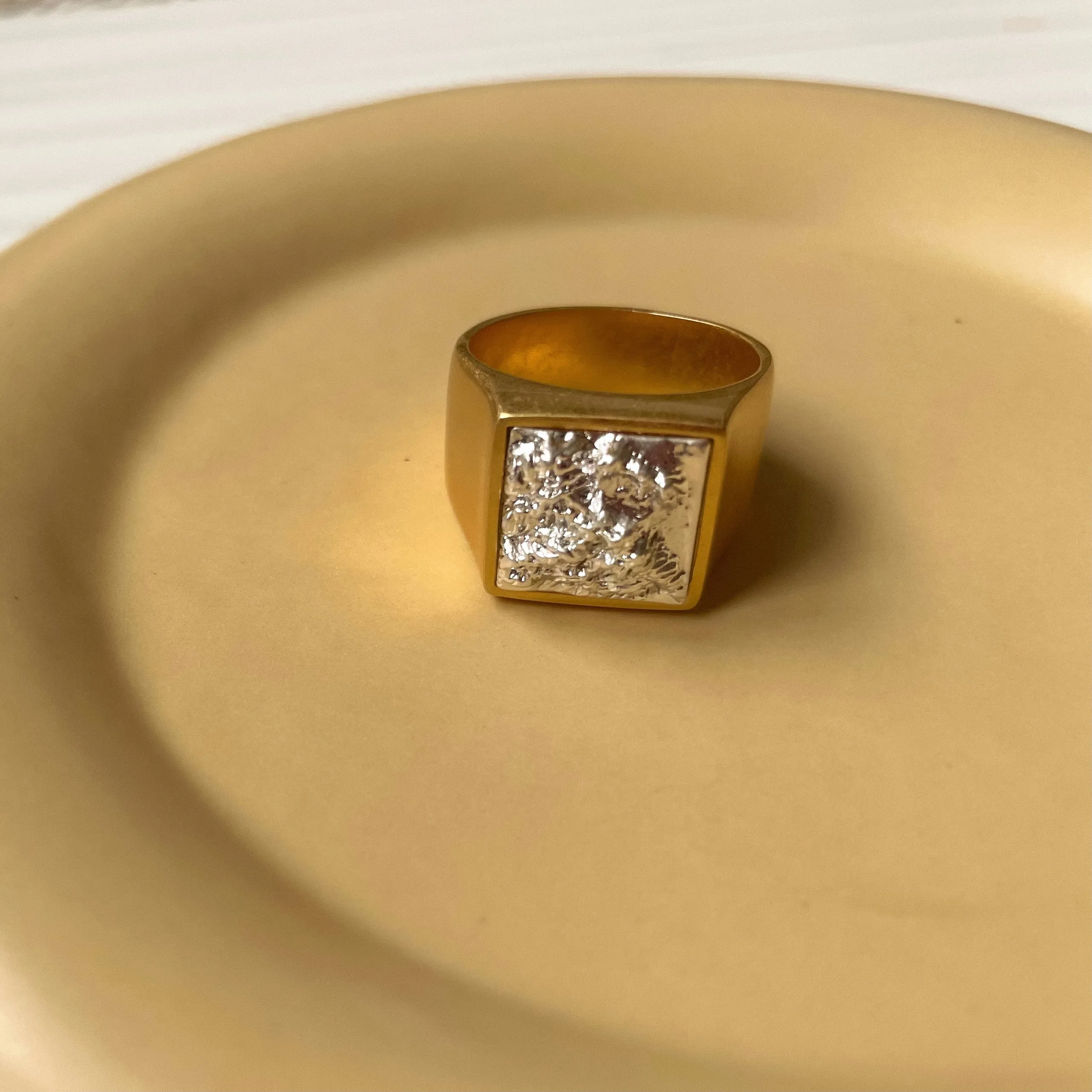 Nugget Signet Ring