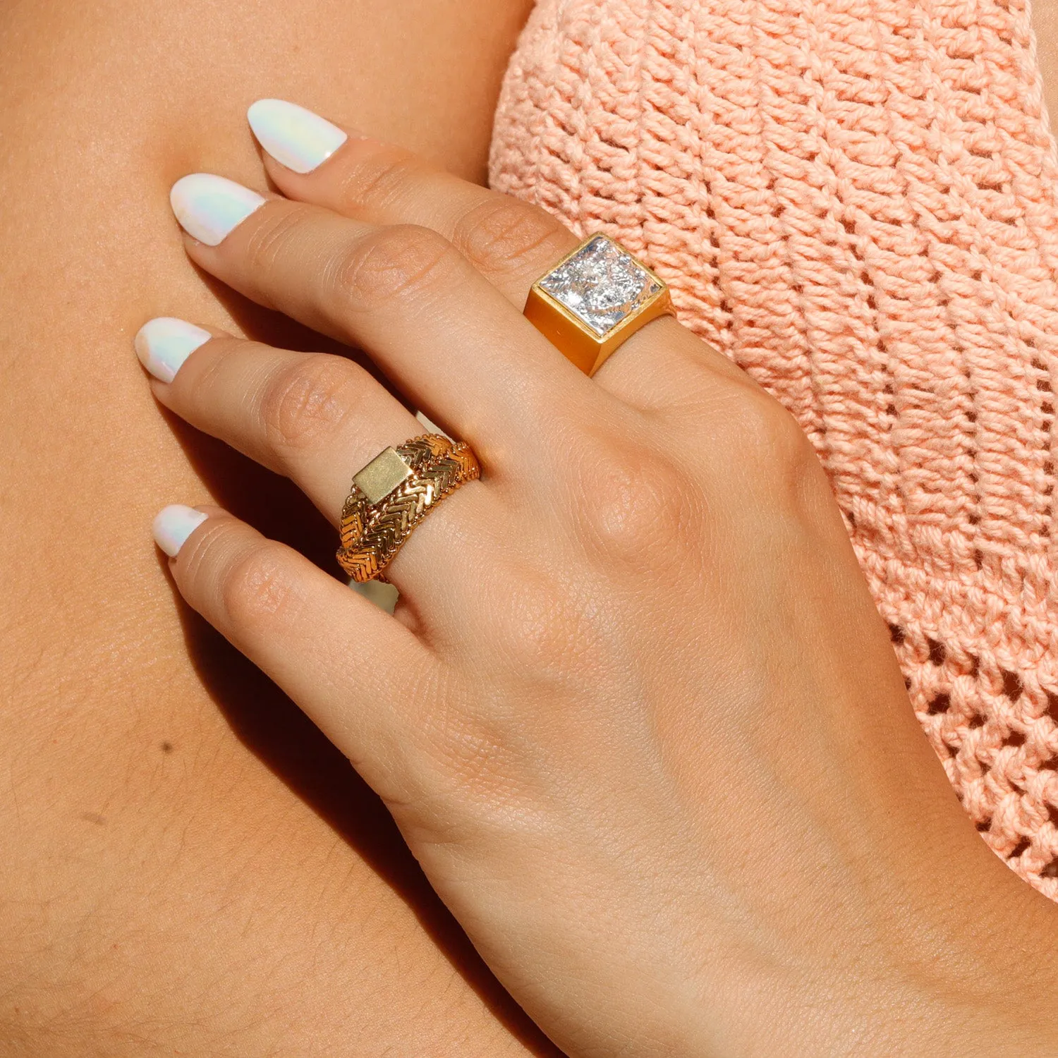Nugget Signet Ring