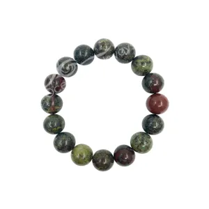 Oceanic - Dragonblood Jasper Beaded Bracelet