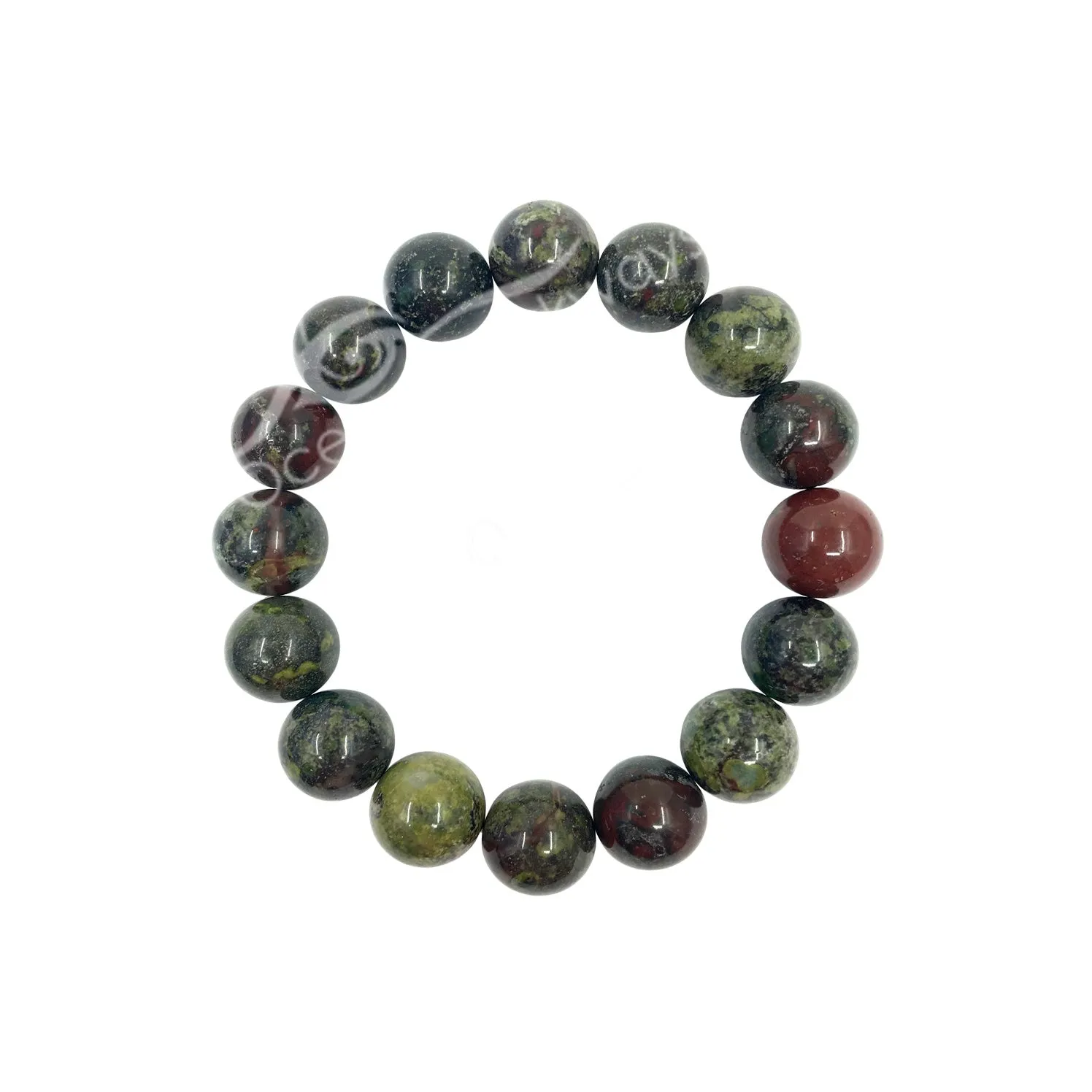 Oceanic - Dragonblood Jasper Beaded Bracelet