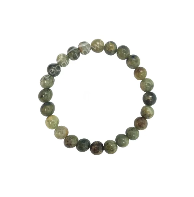 Oceanic - Green Garnet Beaded Bracelet
