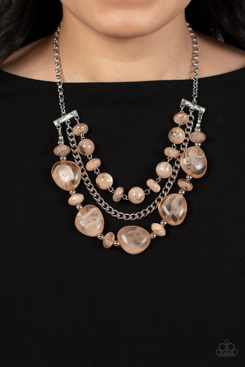 Oceanside Service Brown Paparazzi Necklace