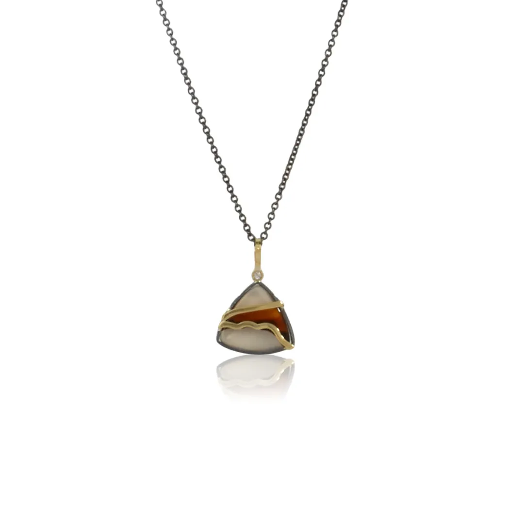 One-of-a-Kind Montana Agate Pendant