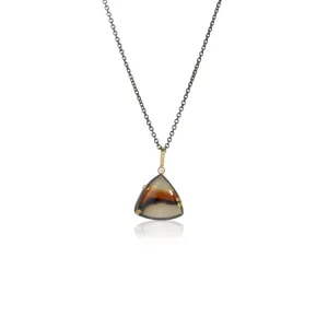 One-of-a-Kind Montana Agate Pendant