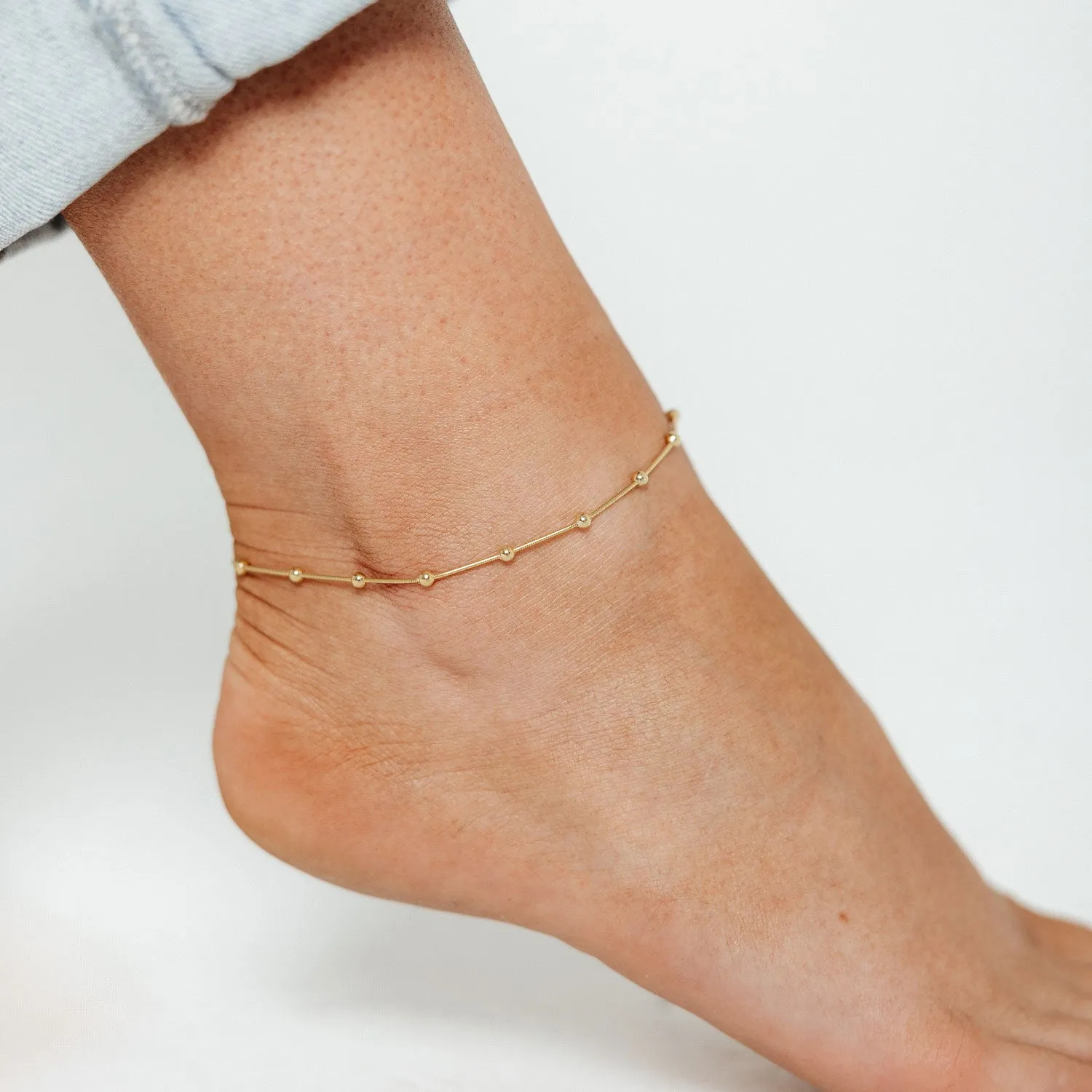 Palla Station Anklet - Gold