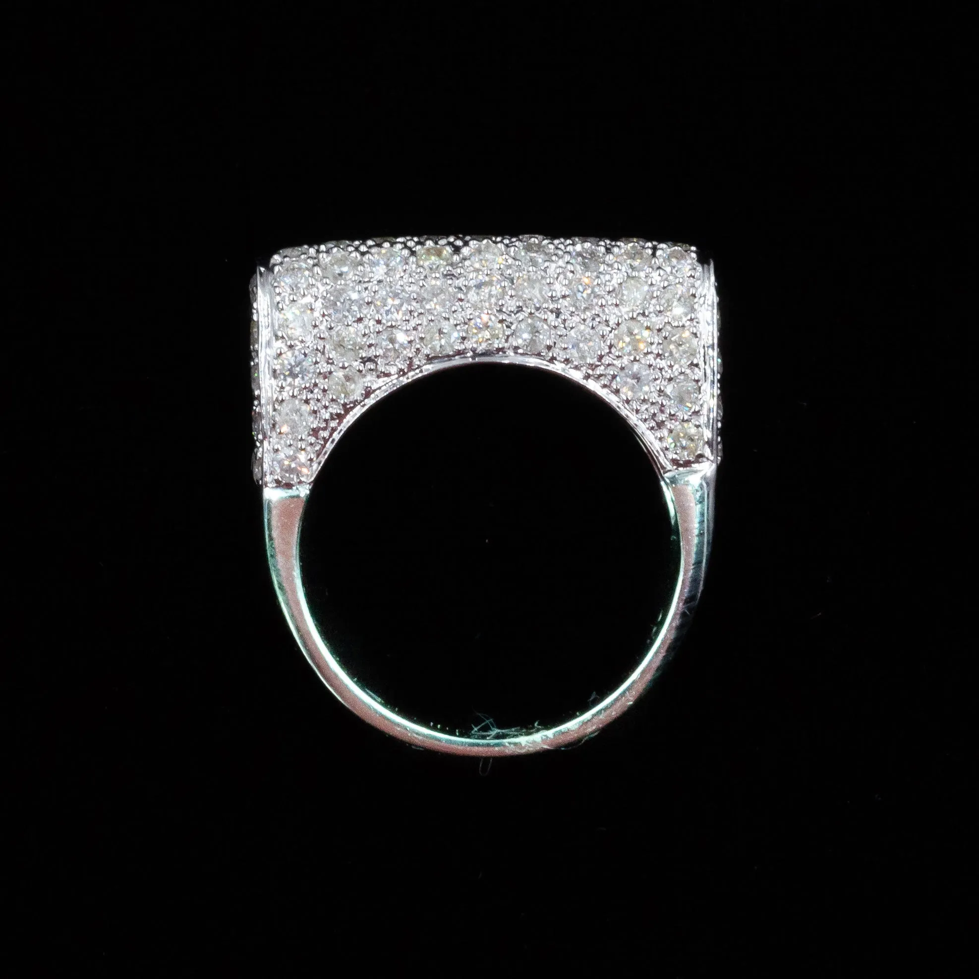 Pavé Diamond Bar Ring