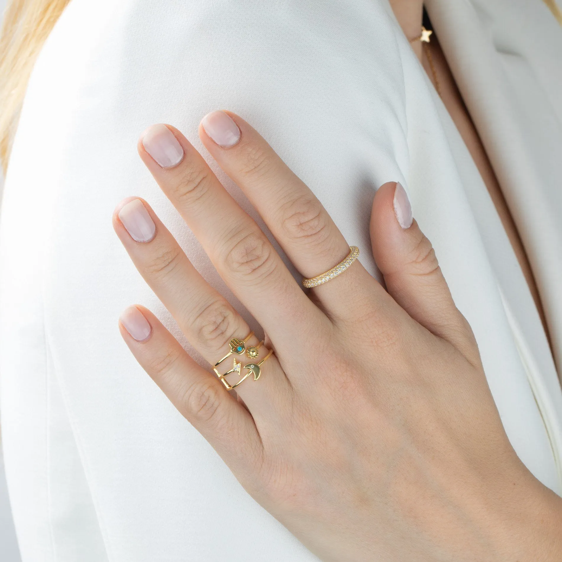 Pavé Round Ring