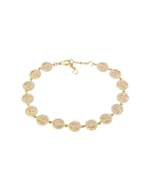 Pave Smiley Face Bracelet