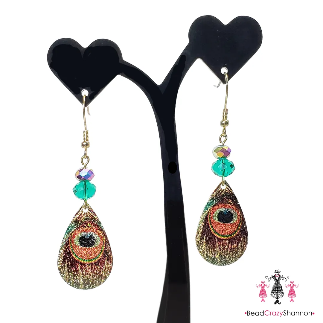 Peacock Earrings