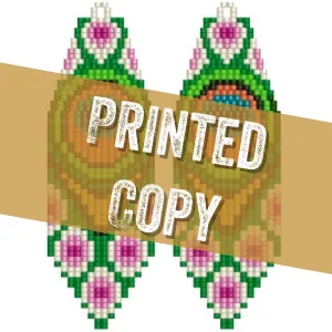 Peacock Feather Fringe Pattern - Printed Copy