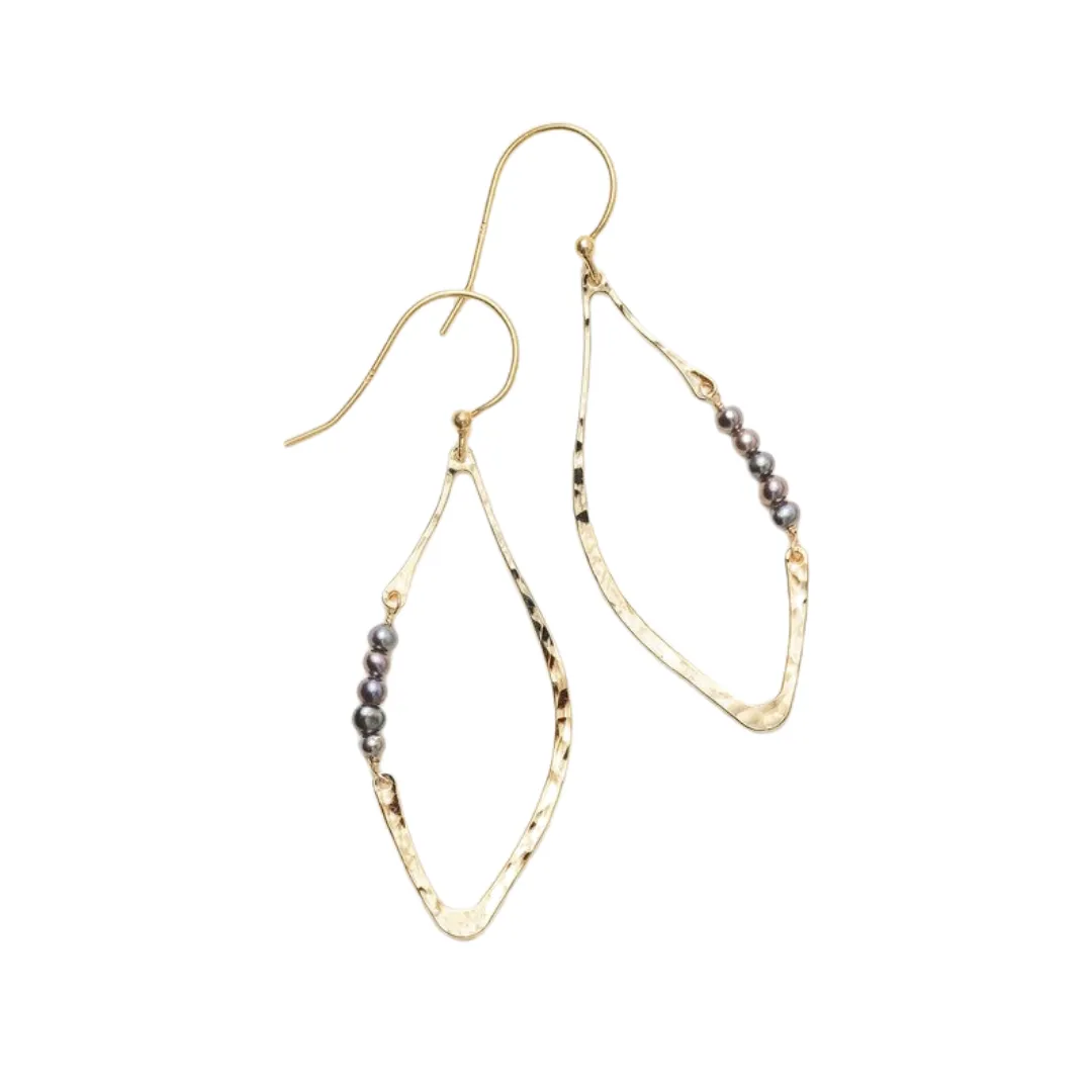 Peacock Pearl Emily Earrings