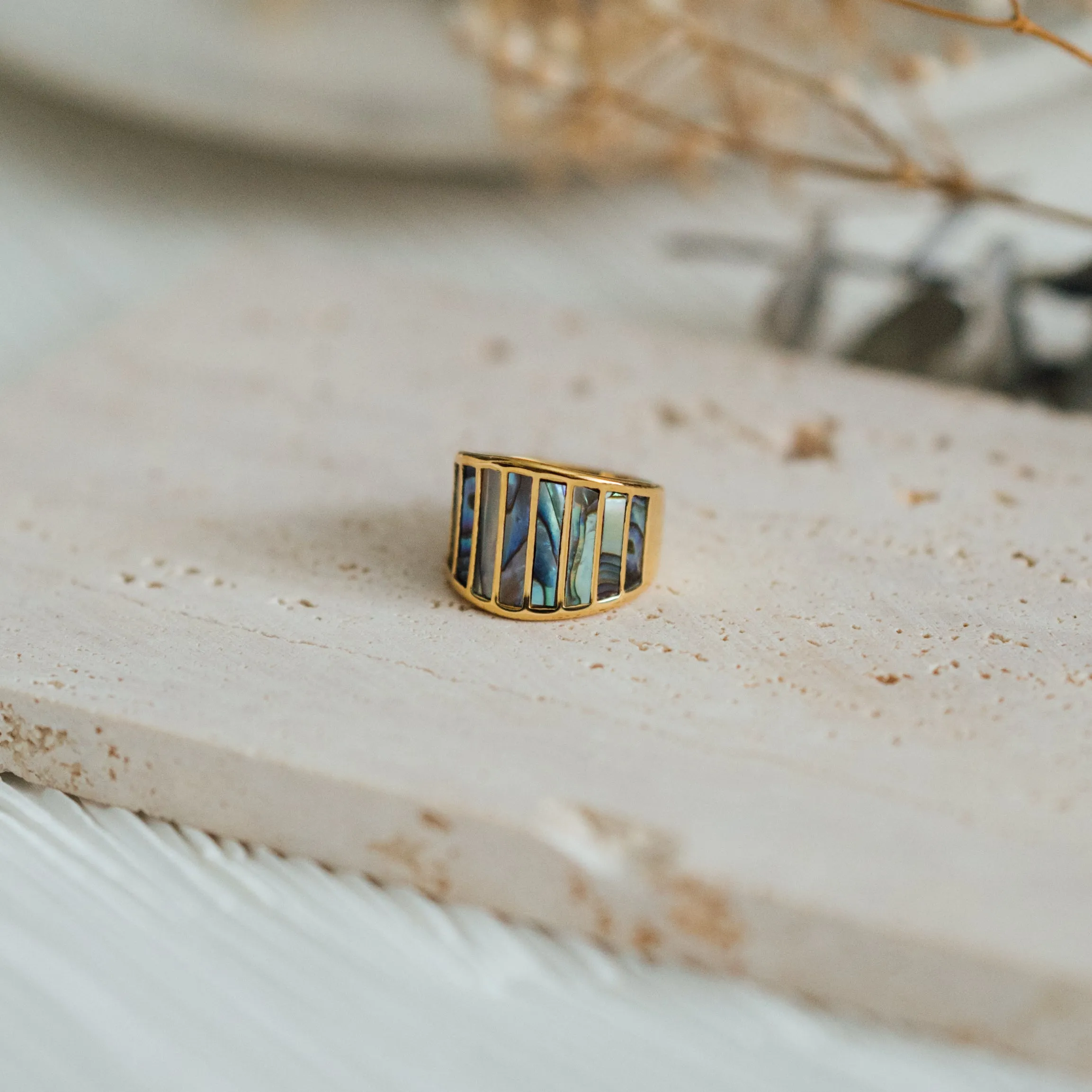 Peacock Signet Ring