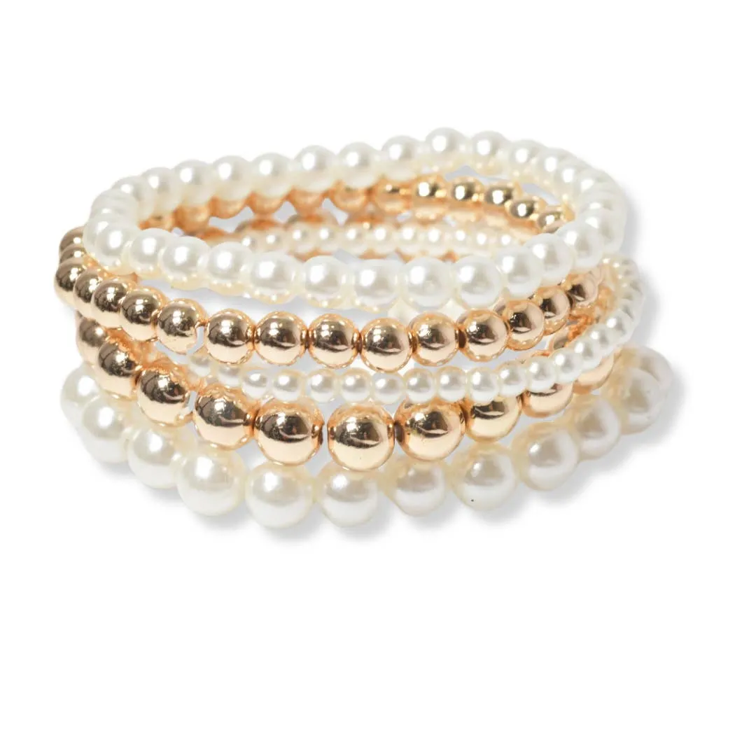 Pearl Layered Bracelets