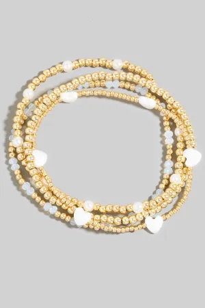 Pearl of Heart Bracelets