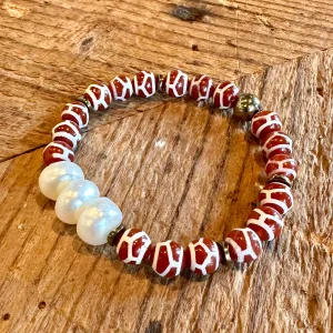 Pearl   Red/Cream Jade