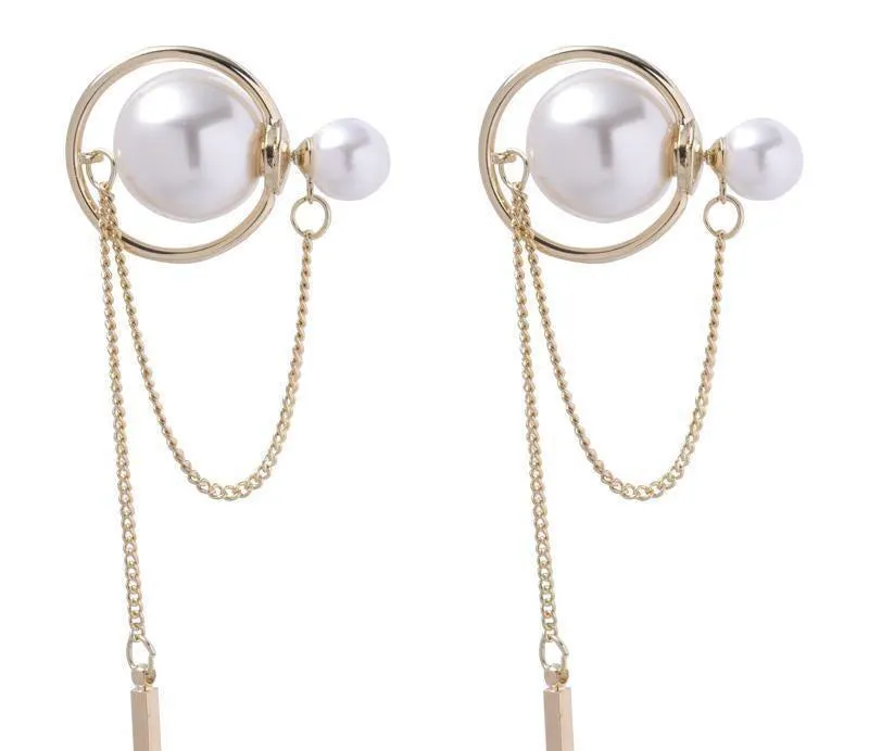 Pearl Tassel Earrings