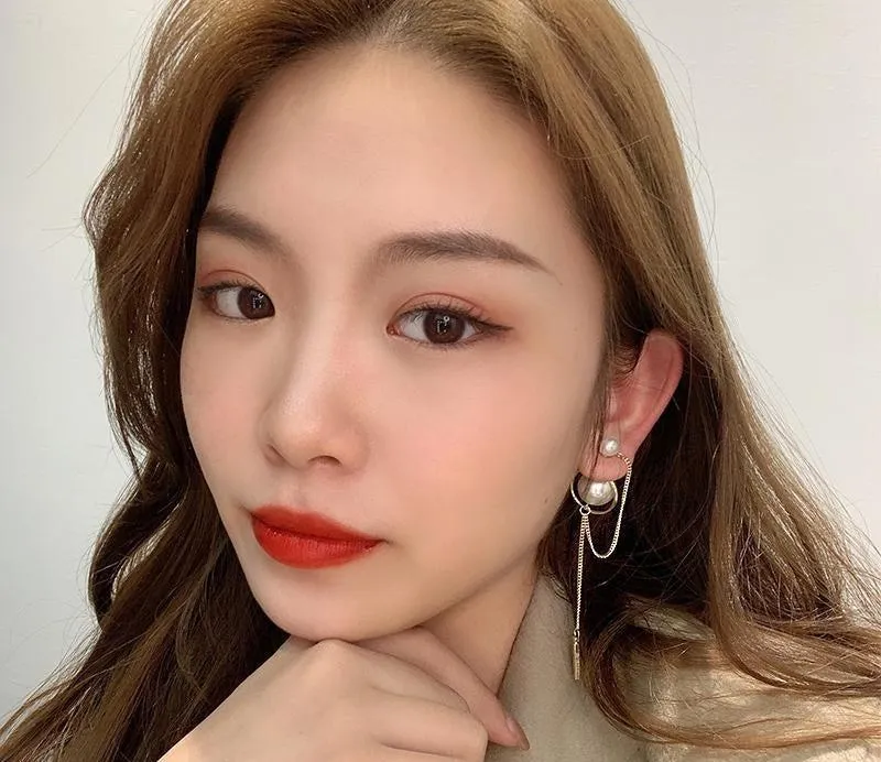 Pearl Tassel Earrings