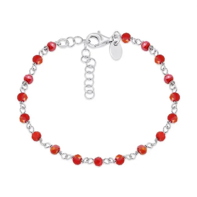 Personalise Your Silver Beads Bracelet