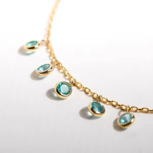 Personalized Birthstones Anklet