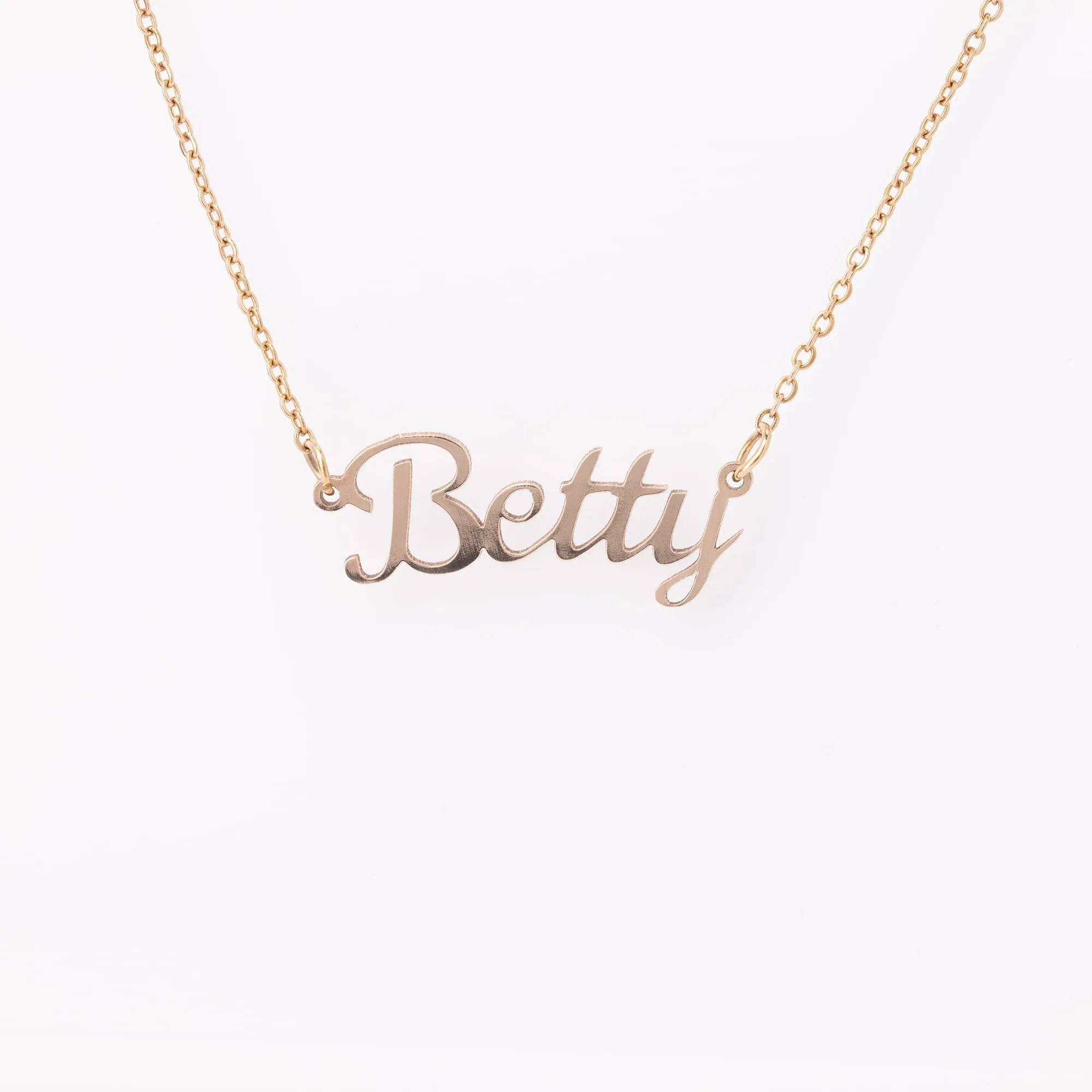 Personalized Name Necklace in Stainless Steel Gold, Rose Gold, Silver
