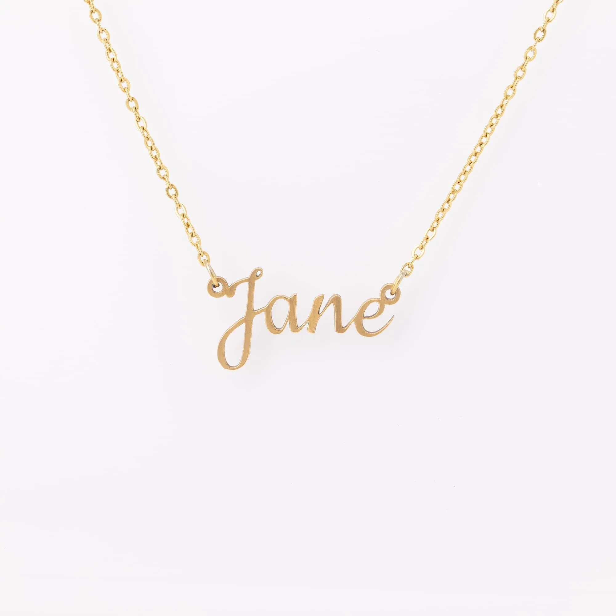 Personalized Name Necklace in Stainless Steel Gold, Rose Gold, Silver