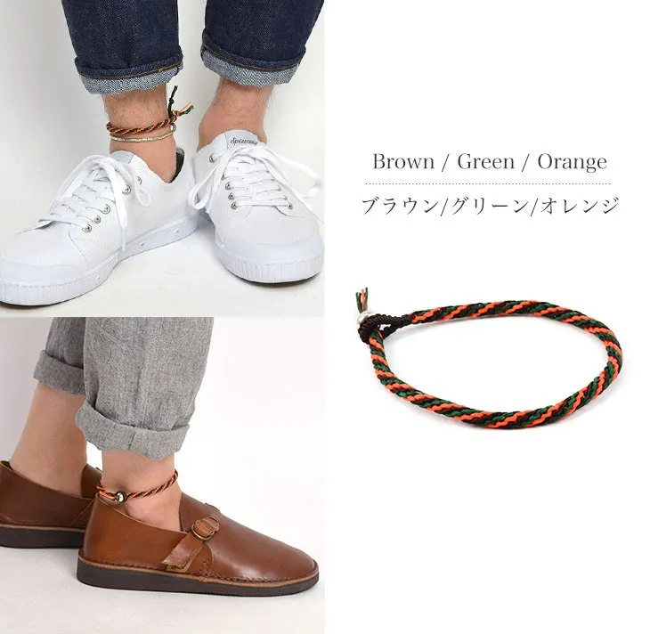 PHADUA / Braid Wax Cord Anklet