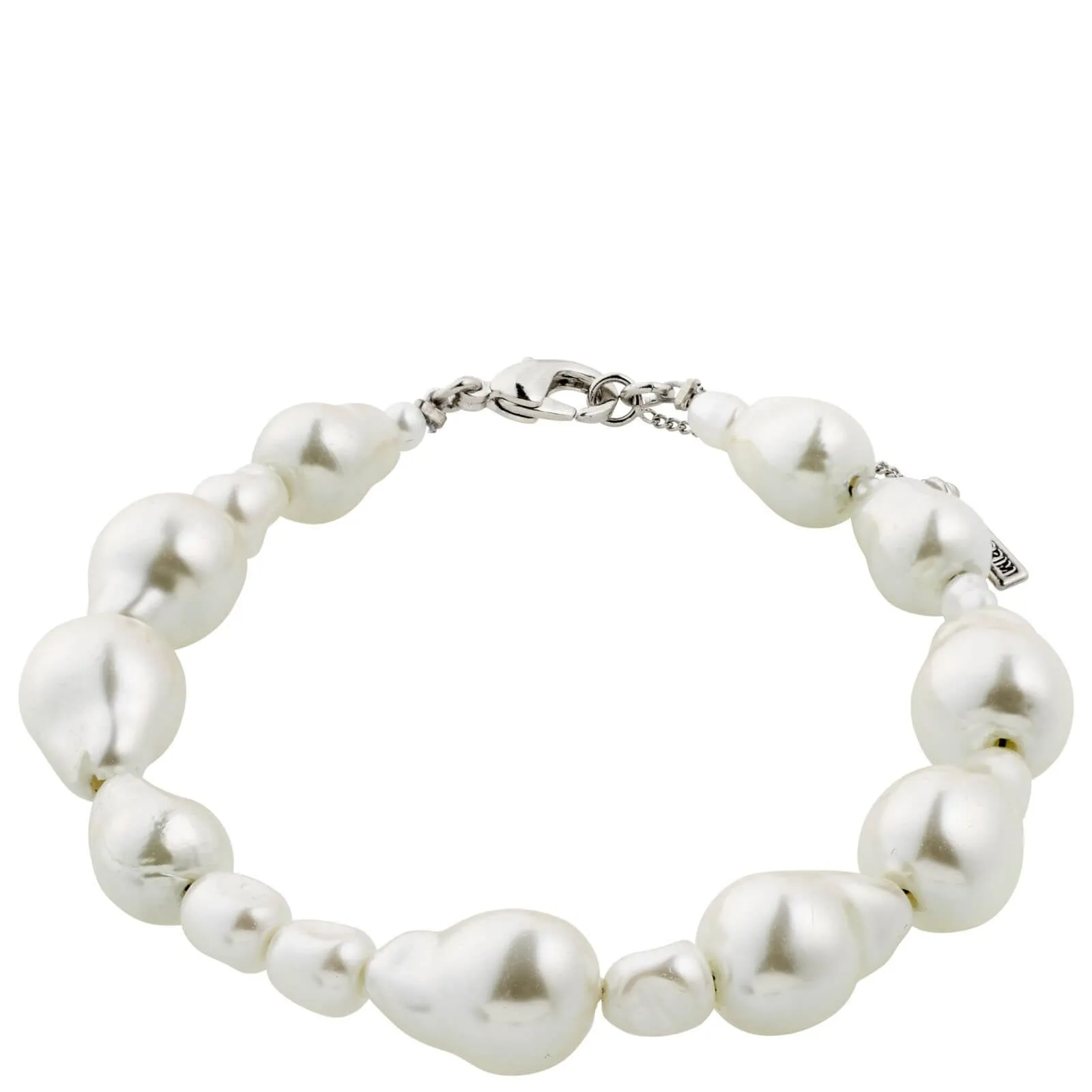 Pilgrim Willpower Pearl Silver Bracelet