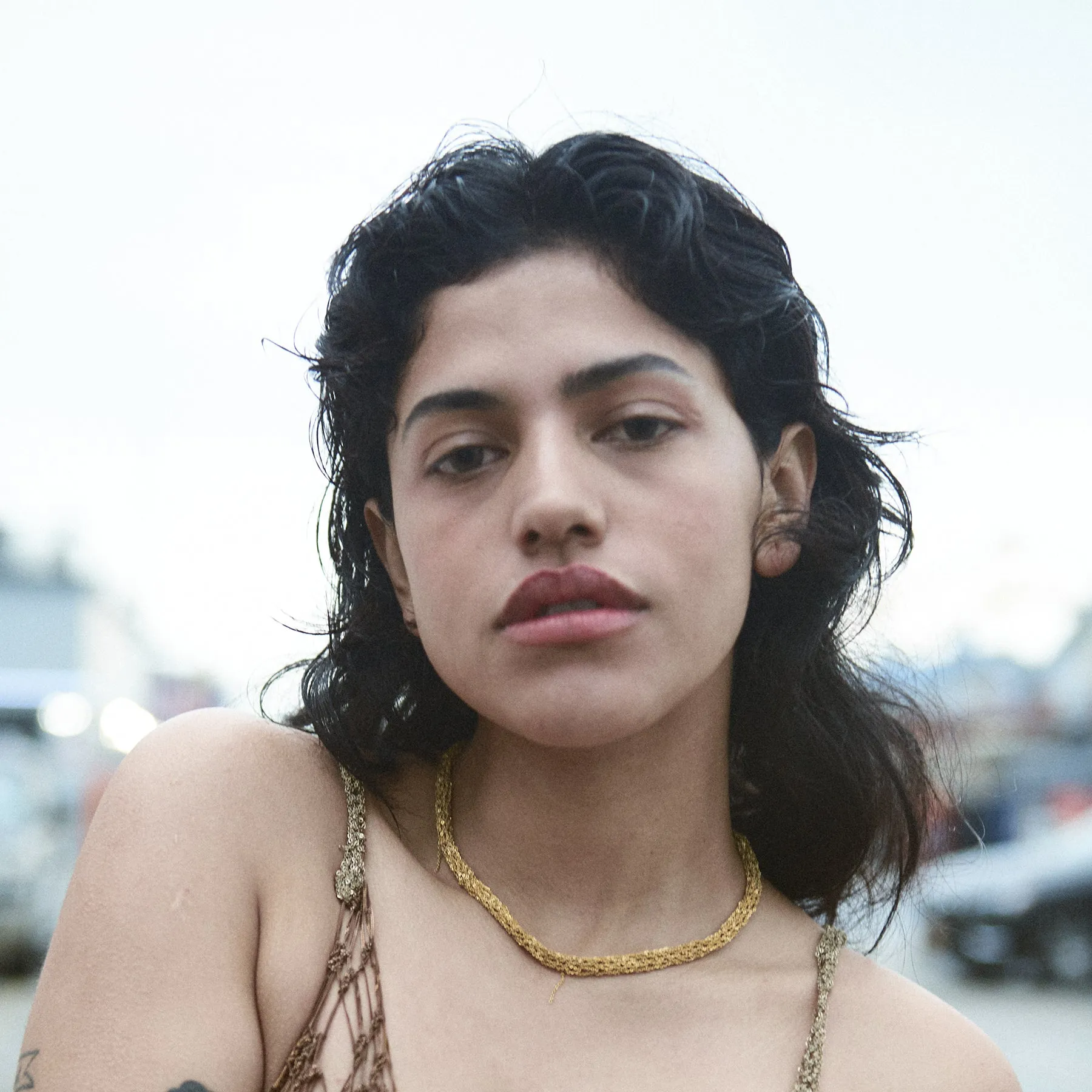 Pipette Necklace in Rose Gold