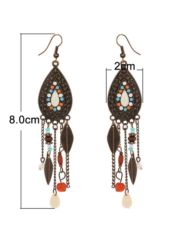 Premium Vintage Tassel Drop Earrings
